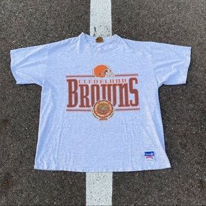 Vintage Cleveland browns nutmeg tee shirt